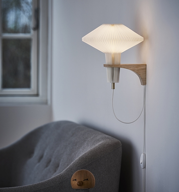 Le Klint 204 The Mushroom Væglampe - Unik designklassiker