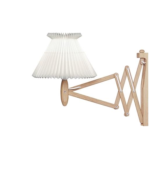 Le Klint Sax 224-617 Væglampe i Lys Papir - Klassisk Design