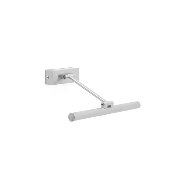 Elegant Satin Nikkel Faro Margritte 300 Væglampe