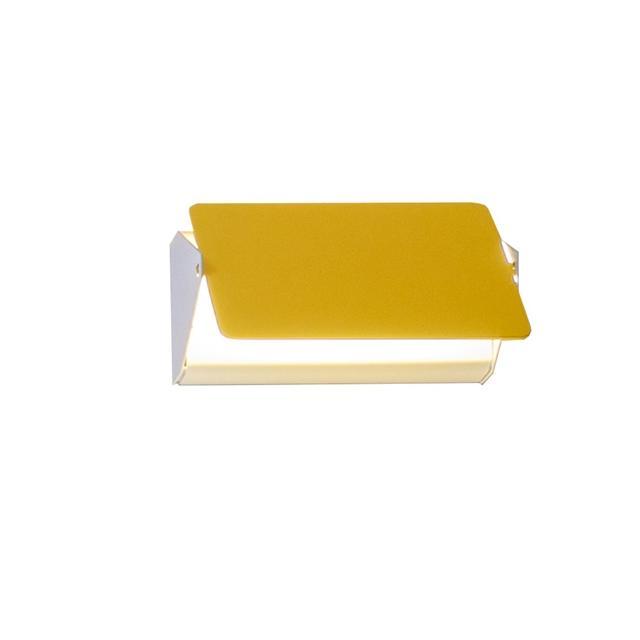 Hvid og Gul Nemo Applique Væglampe - Elegant Design