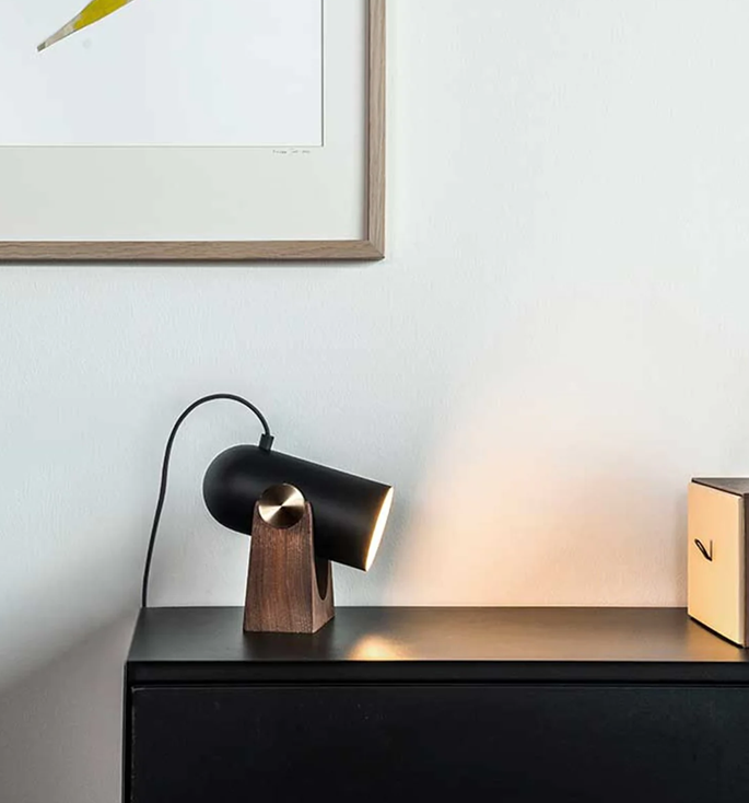 Carronade Bordlampe & Væglampe i Sort - Le Klint Design