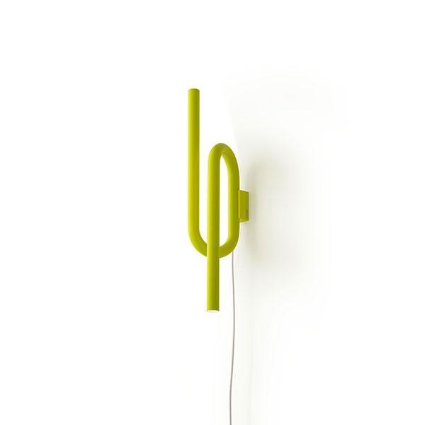 Gul Foscarini Tobia Væglampe med Ledning - Elegant Design