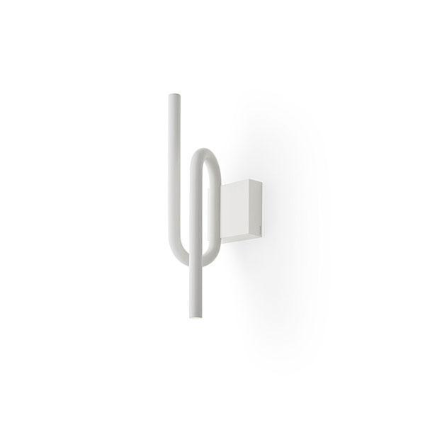 Elegant Hvid Foscarini Tobia Væglampe - Designet af Laviani