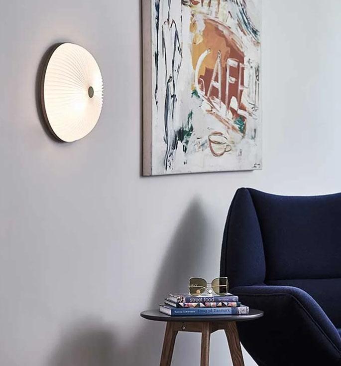 Lamella Ø35 Loft- og Væglampe i Aluminium - Le Klint