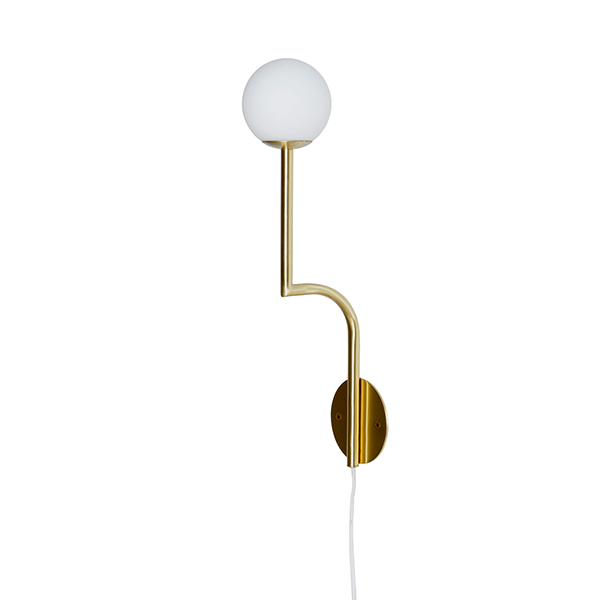 Messing/Opal Pholc Mobil 46 Væglampe – Stilfuld Belysning