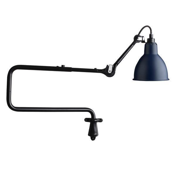 Mat Sort & Blå Lampe Gras N303 Væglampe - Klassisk Design