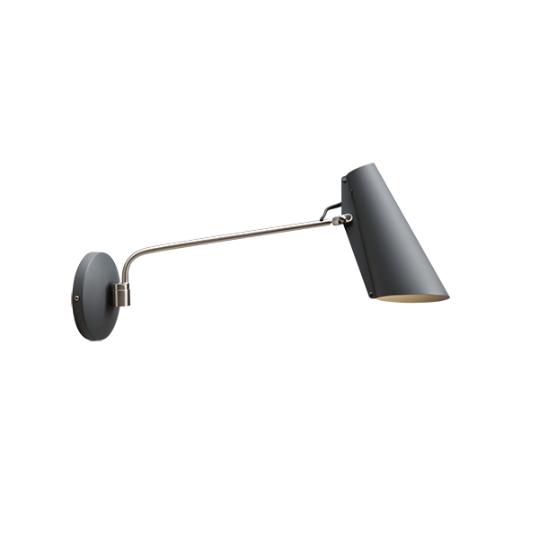 Grå Northern Birdy Væglampe – Klassisk Design fra 1952