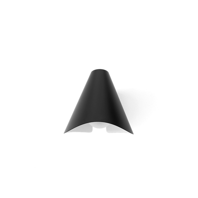 Sort Bonnet Væglampe fra &tradition - Elegant Design