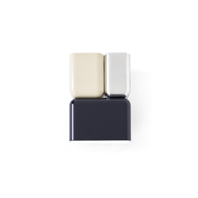 Tabata Væglampe i Steel Blue og Ivory - Elegant Design