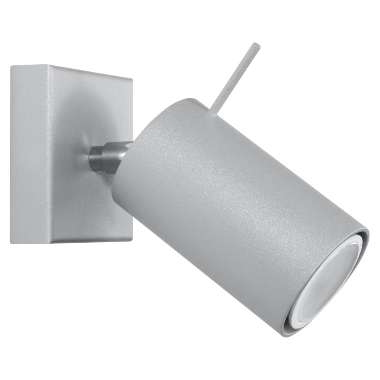 Grå Væglampe Ring - Sollux Lighting Væglampe  - 5902622429489