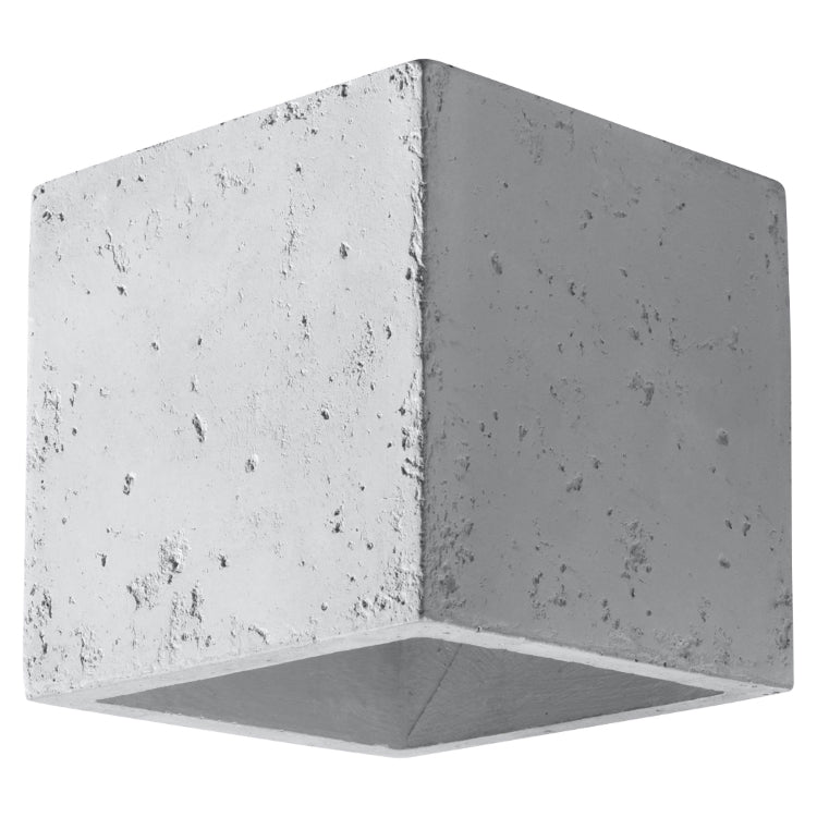 Grå Væglampe Quad Beton - Sollux Lighting Væglampe  - 5902622429861