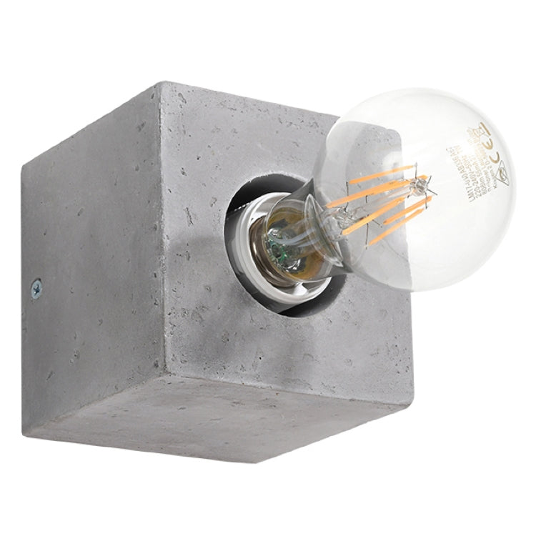 Grå Væglampe Ariz Beton - Sollux Lighting Væglampe  - 5903282706811