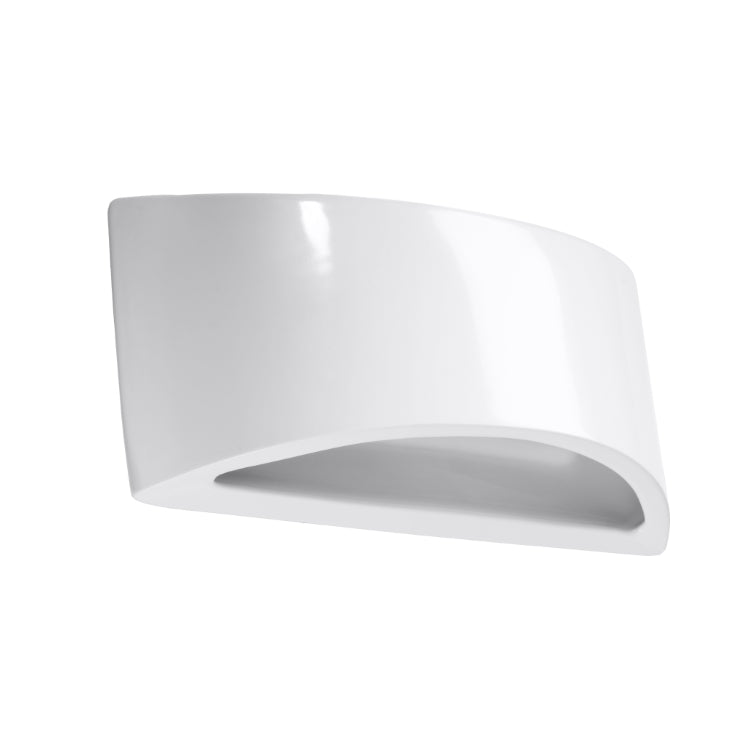 Hvid Lakeret Væglampe Vixen Højglans - Sollux Lighting Væglampe  - 5903282726390