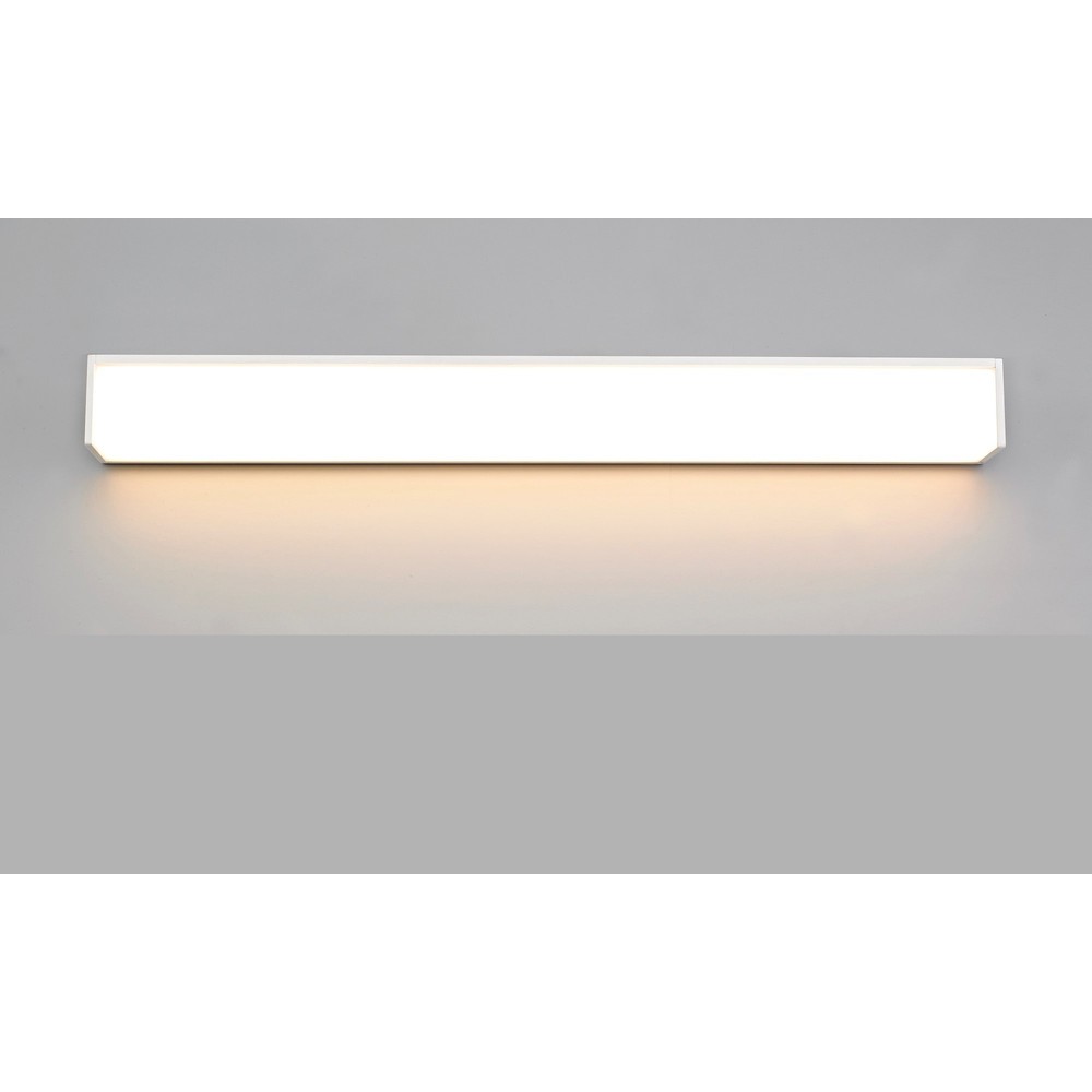Hvid Balneo Badeværelse Led Væglampe 17w 3000k Ip44 Ra92 Dæmpbar - Væglampe  - 5714255008708