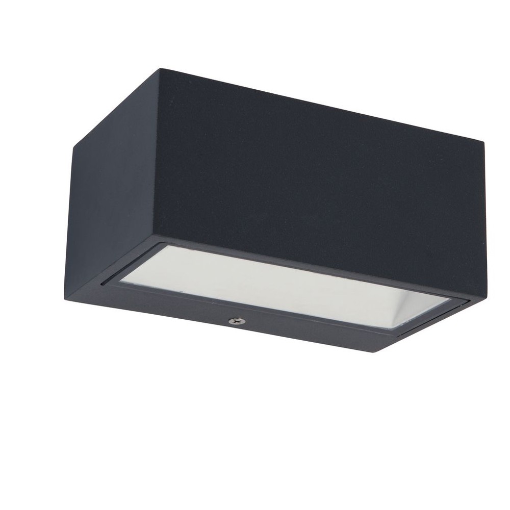 Outlet: Lutec Gemini Udendørs Led Væglampe 3000k Ned Antracitgrå - Væglampe  - 6939412033808
