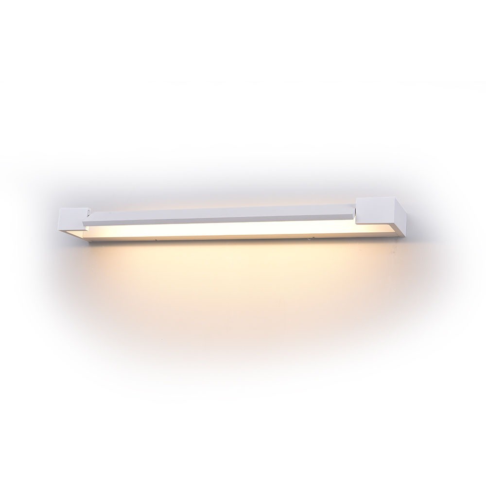 Hvid 18w Væglampe Led 4000k Hus Ip44 Kulør : Neutral - V-tac Væglampe  - 3800157638685