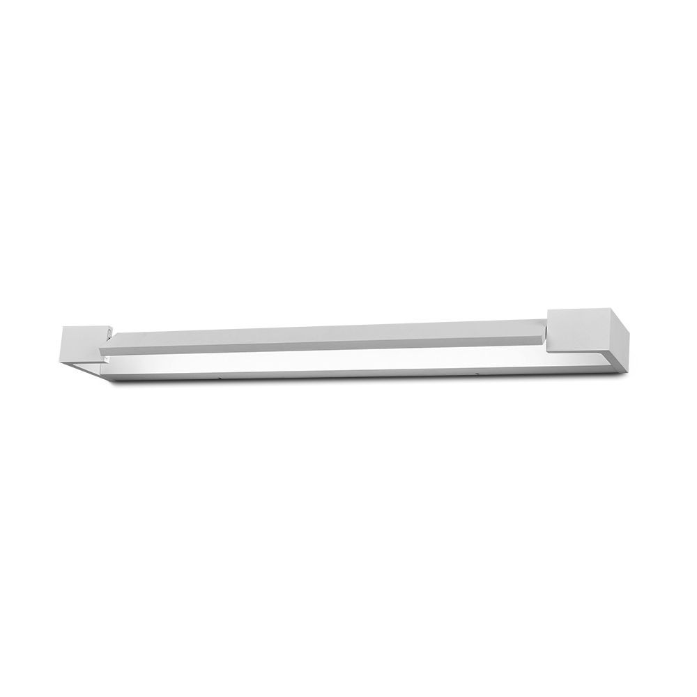 Hvid 16w Led Væglampe 3000k Hus Ip44 Kulør : Varm - V-tac Væglampe  - 3800157678360