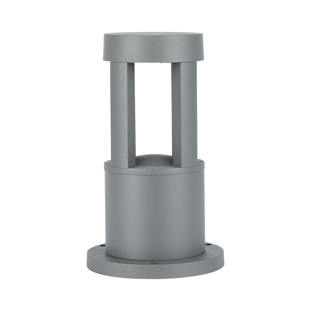 10w Væglampe Led 6400k Grå Kabinet 25cm Højde Kulør : Kold - V-tac Væglampe  - 3800157679015
