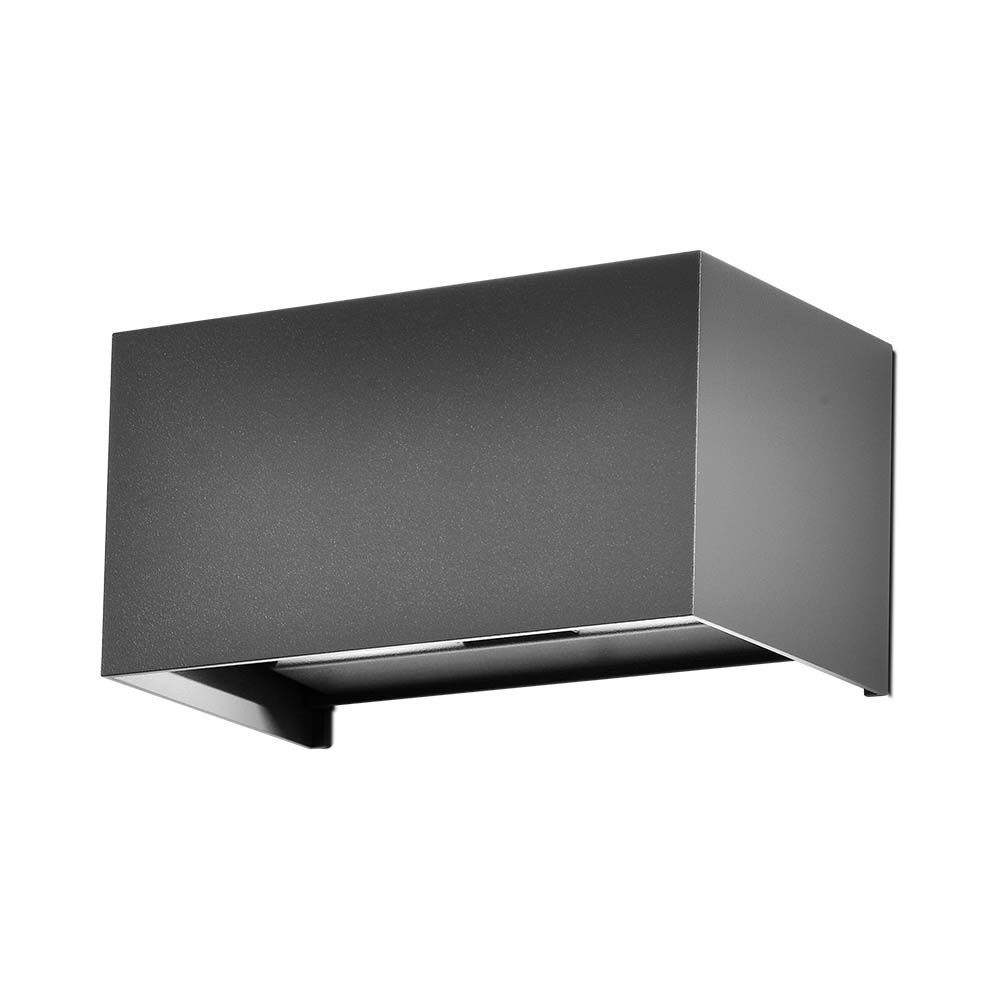Led Væglampe 24w 4000k Grå Hus Kulør : Neutral - V-tac Væglampe  - 3800157690027