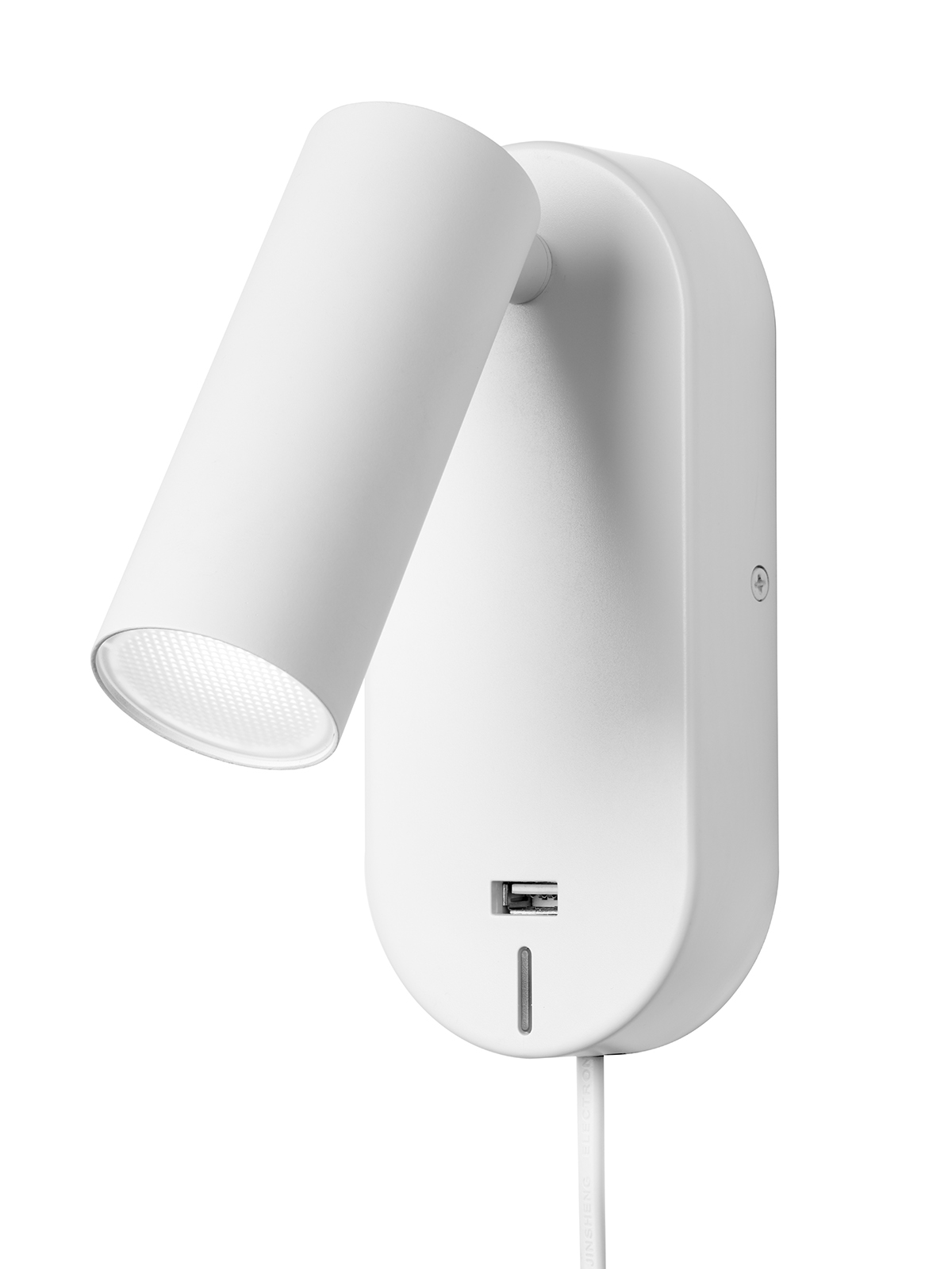 Hvid Nielsen Light Ego Væglampe Med Usb Stik Lysdæmper - Nielsen Light Væglampe  - 5703701380819