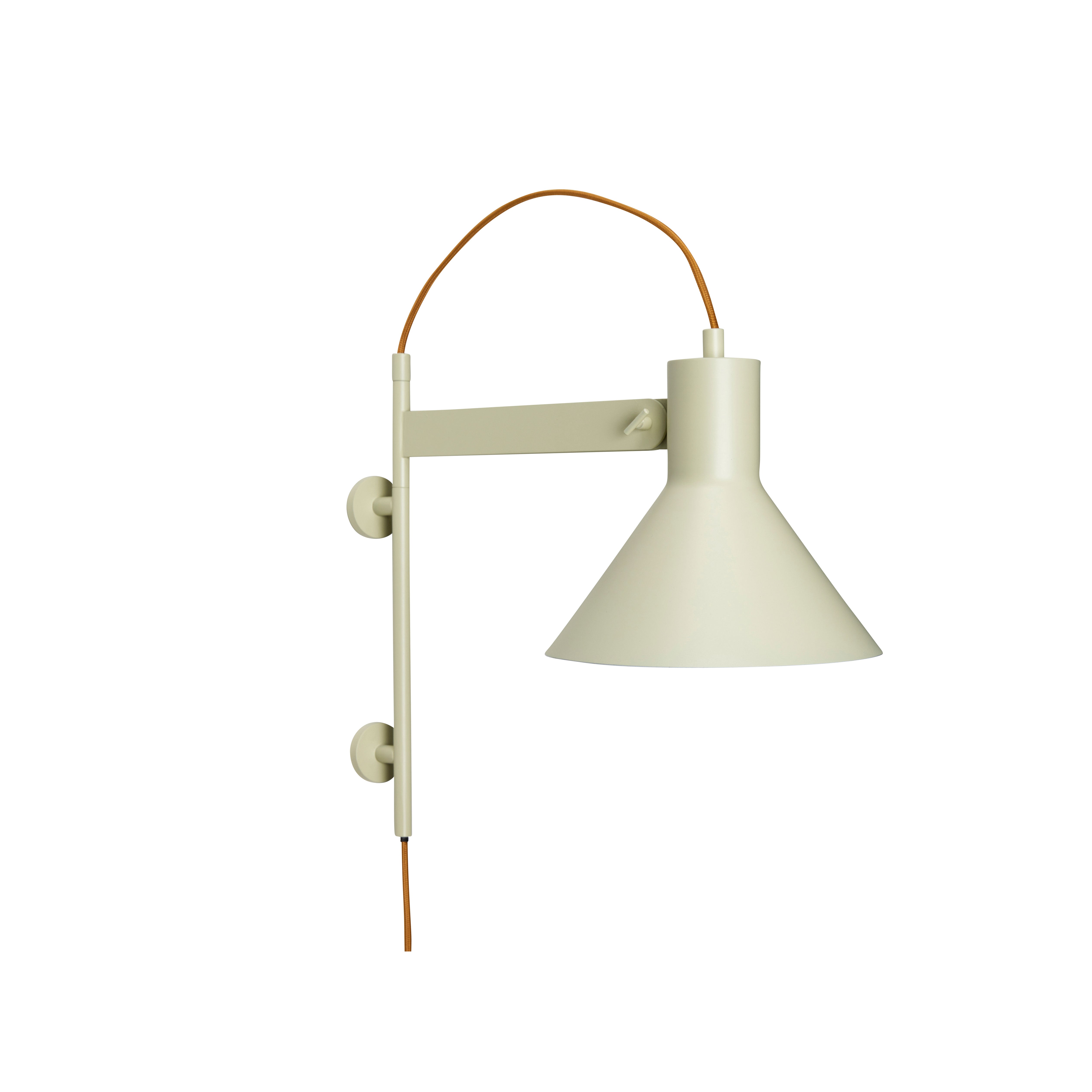 Grøn Studio Væglampe Lyse 20x37xh33cm E27 - Hubsch Væglampe  - 5712772121030