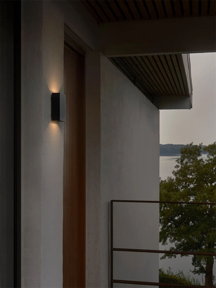 Sort Fold Udendørs Væglampe Led Seaside - Nordlux Væglampe  - 5704924023736