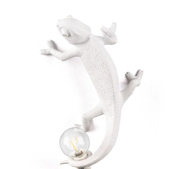 Hvid Seletti Chameleon Going Væglampe - Seletti Væglampe  - 8008215150925