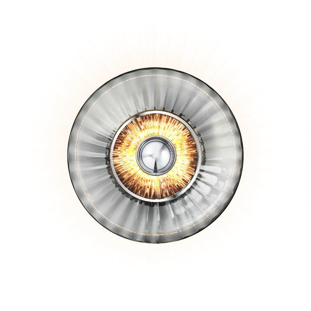 Sort New Wave Optic Væglampe Smoke Design - Design By Us Væglampe  - 5713874230309