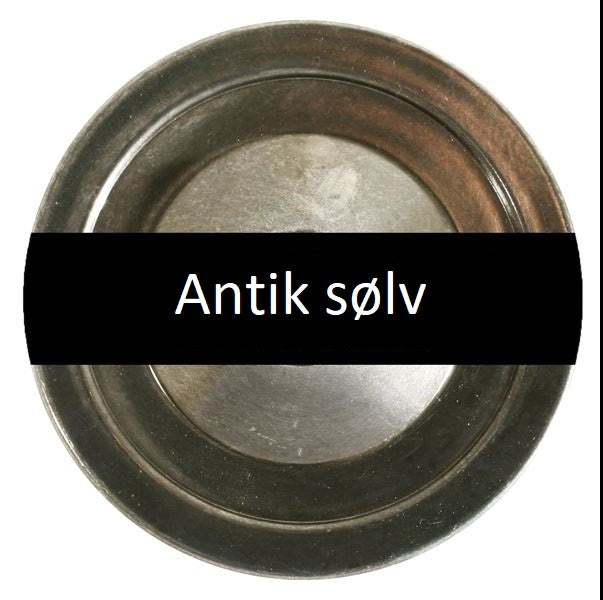 Neith Oval Væglampe i Antik Sølv - Elegant Belysning