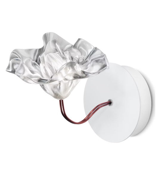 Hvid Lafleur Væglampe Fra Slamp Transparent - Slamp Væglampe