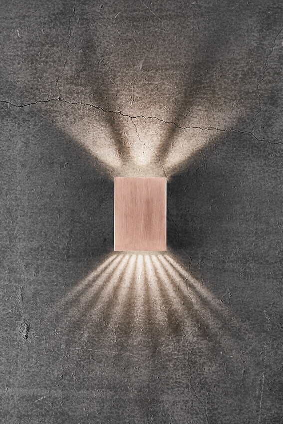 Fold Udendørs Væglampe Led Kobber - Nordlux Væglampe  - 5704924000591
