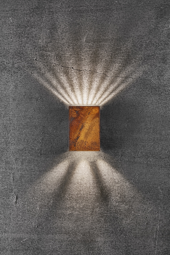 Fold Udendørs Væglampe Led Corten - Nordlux Væglampe  - 5704924001987