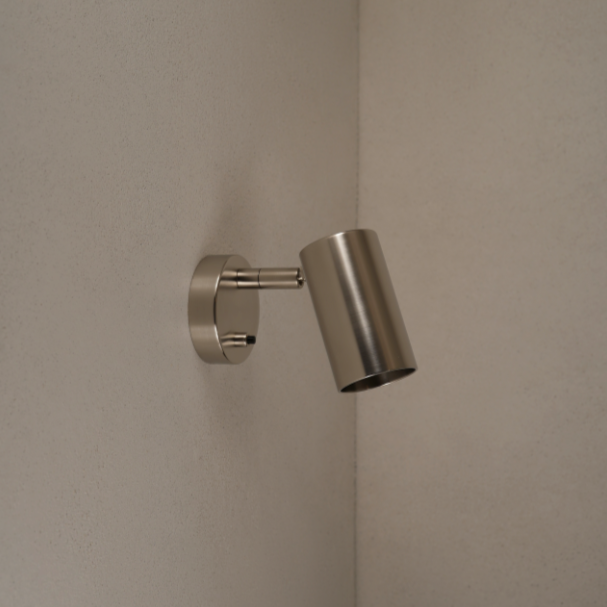 100 Wall Switch Væglampe Faustlight Poleret Nikkel - Faustlight Væglampe