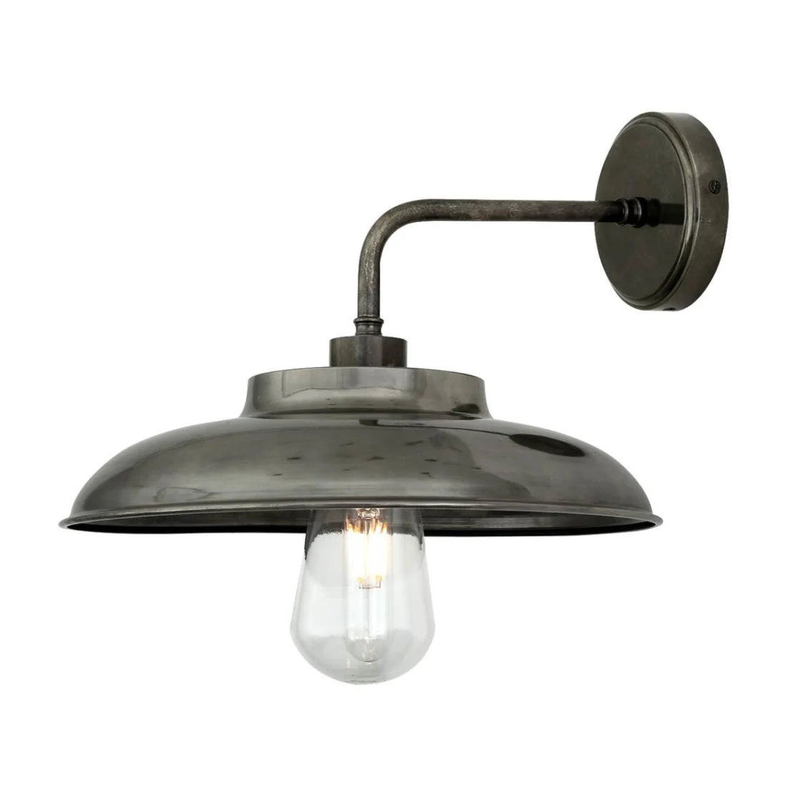 Darya Brass Outdoor Væglampe Ip65 Mullan Antik Sølv - Mullan Væglampe