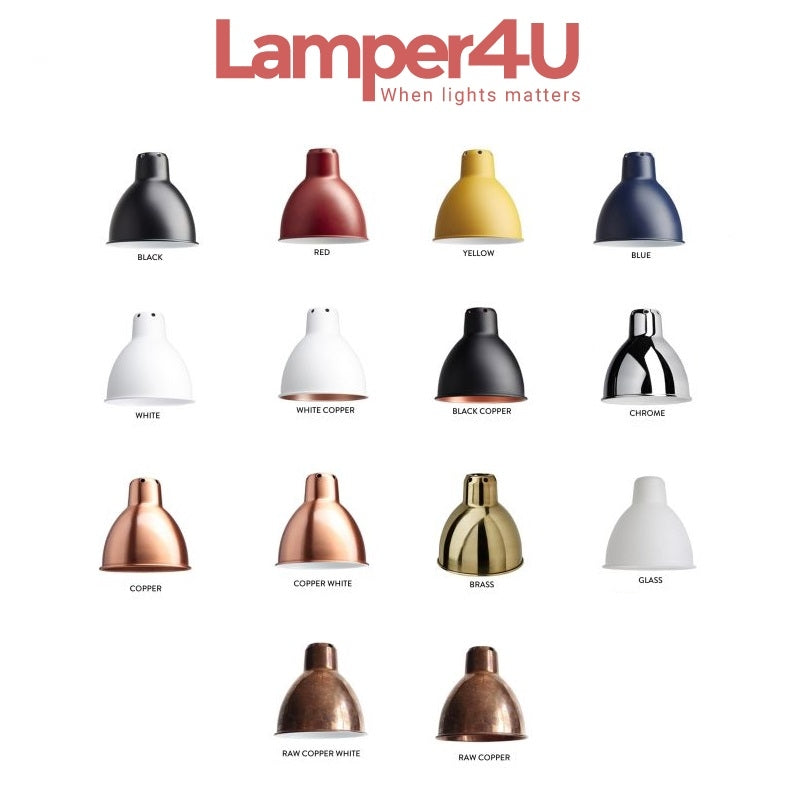 Lampe Gras 203 Væglampe Sort Guld Rund - Lampe Gras Væglampe