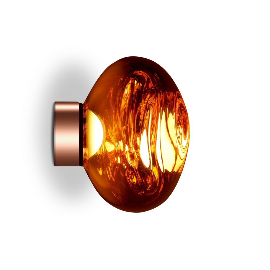 Melt Led Loftlampe Væglampe Tom Dixon Kobber - Tom Dixon Væglampe