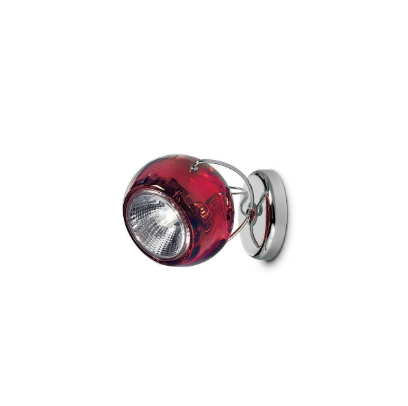 Beluga Væglampe Loftlampe Rød - Fabbian Væglampe  - 5712802103654