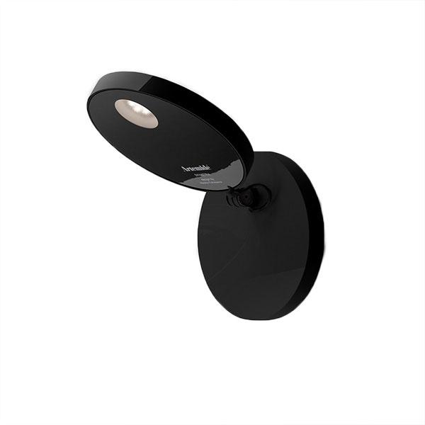 Sort Artemide Demetra Faretto Væglampe 2700k Uden Tænd Sluk - Artemide Væglampe  - 8052993059529