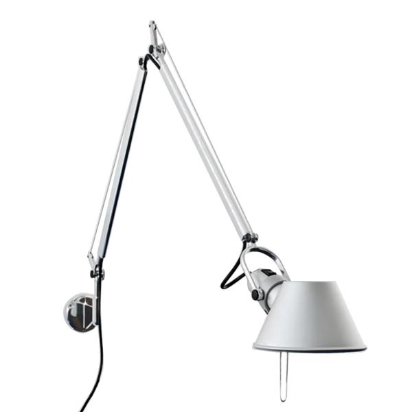 Aluminium Artemide Tolomeo Væglampe - Elegant Arbejdslampe