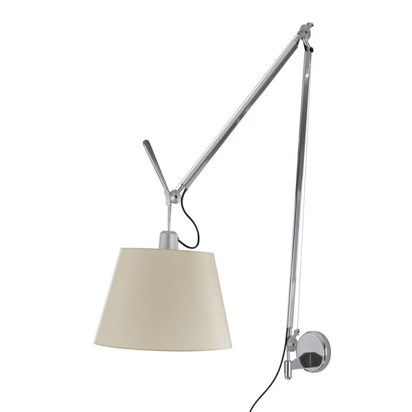 Artemide Tolomeo Mega Væglampe med Lysdæmper - Elegant Design