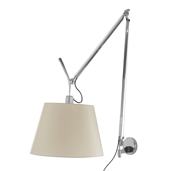 Artemide Tolomeo Mega Væglampe med Lysdæmper - Elegant Design