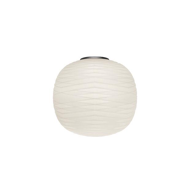 Hvid Foscarini Gem Semi Mylight Væglampe Grafit - Foscarini Væglampe
