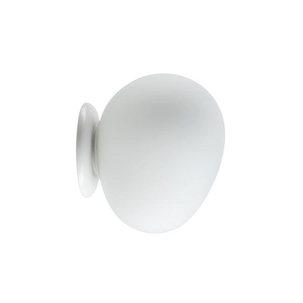 Hvid Foscarini Gregg Væglampe Midi - Foscarini Væglampe  - 8025594135749
