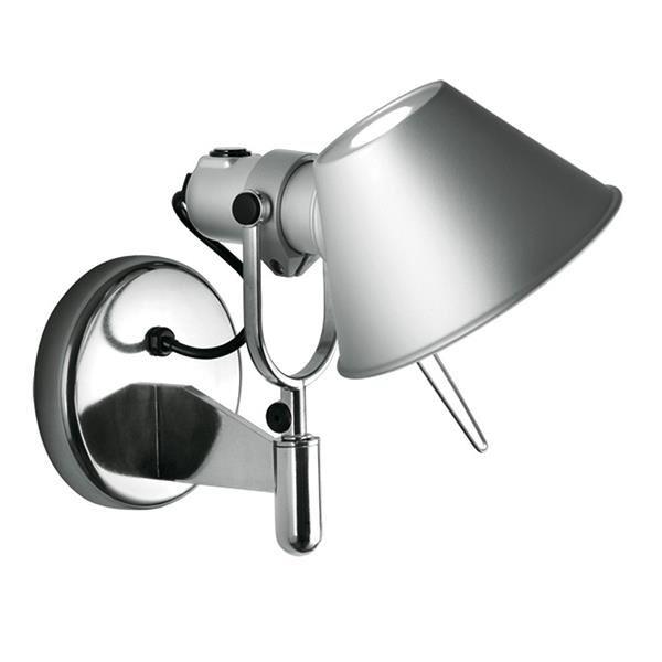 Aluminium Artemide Tolomeo Faretto Led 2700k Væglampe Med Soft Touch - Artemide Væglampe  - 8052993054234
