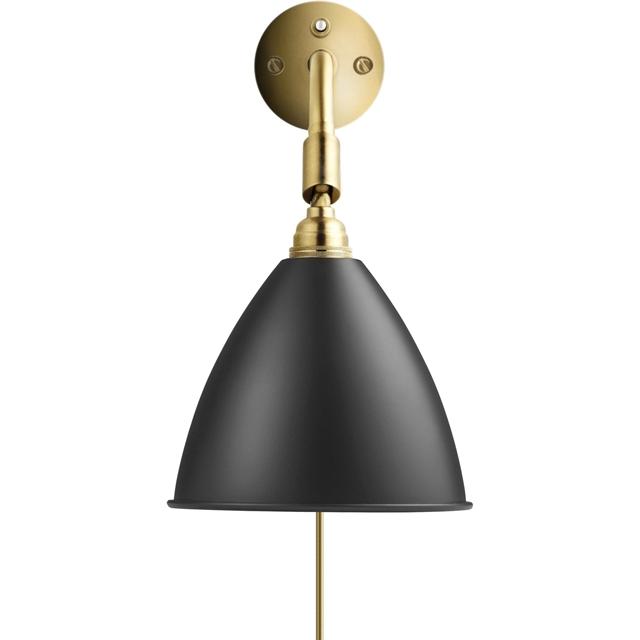 Sort Gubi Bestlite Bl7 Væglampe Messing - Gubi Væglampe  - 5710902742162