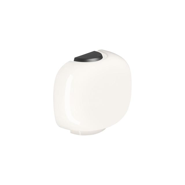 Hvid Foscarini Chouchin Bianco Light Væglampe Grafit - Foscarini Væglampe