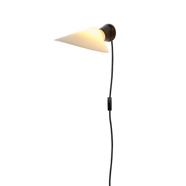 Sort/Polykarbon Dcwditions Plume Væglampe Sort Polykarbonat - Dcw éditions Væglampe  - 3700677659125