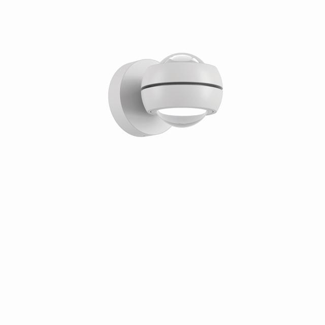 Hvid Lodes Nautilus Mini 3000k Væglampe Mat - Lodes Væglampe  - 8057501011044