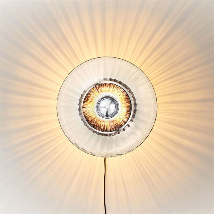 New Wave Optic Væglampe Clear - Design By Us tilbud!