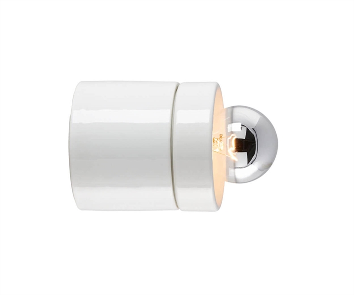 Hvid Light Loftlampe Væglampe Skærm - Ifö Electric Væglampe  - 7312904050108